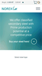 Mobile Screenshot of norexsteel.com